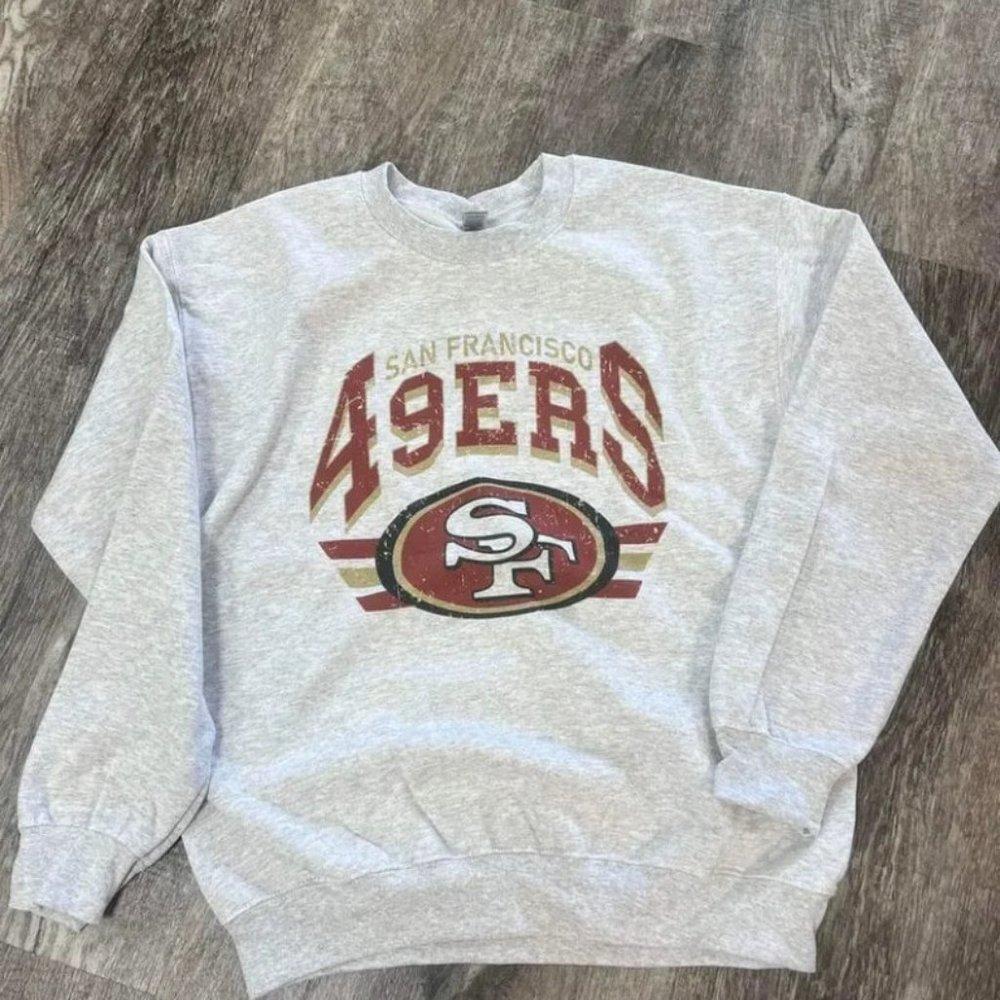 San Francisco 49ers 90s Football Graphic Fan Sweatshirt